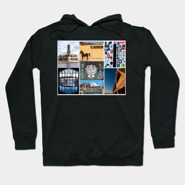 Asbury Park Collage Hoodie by fparisi753